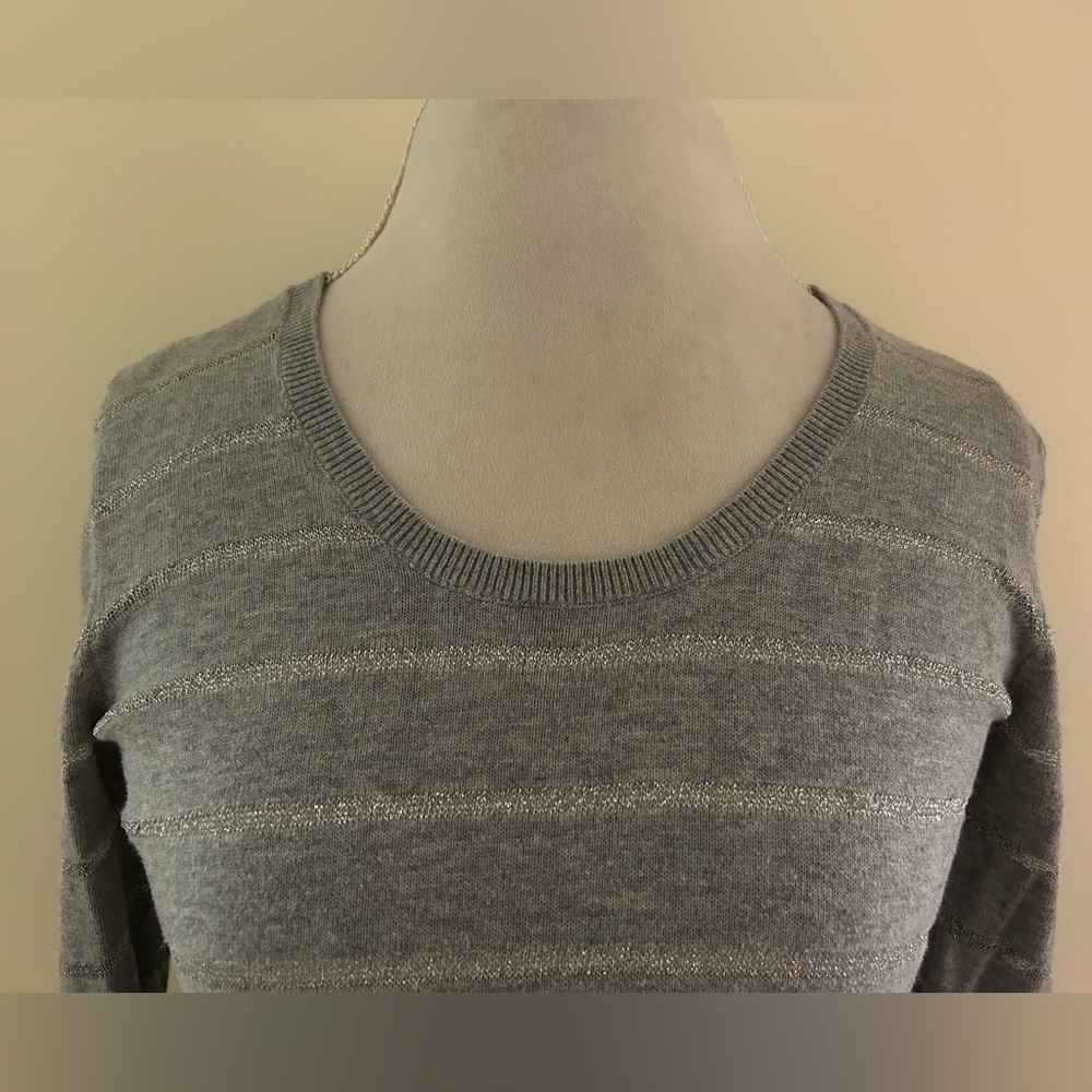 Pretty Gray w/Silver Sweater - Picture 2 of 6